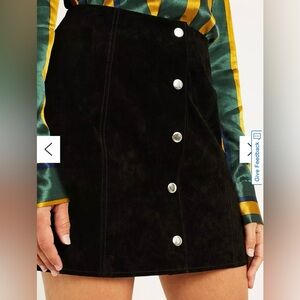 NWT! Urban Outfitters Jonie Suede Mini, sz xs
